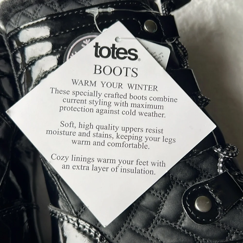 totes Kids Kenny Waterproof Faux Fur Boots